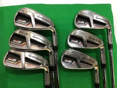 TaylorMade M6 Iron Set 5-9,Pw 6pc Flex Stiff REAX 85 Steel Steel - Image 1 of 4