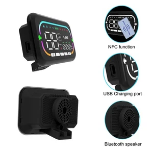 E-bike 24V/36V/48V Colour LCD Display Power Speed Meter w/NFC Bluetooth Speaker - Picture 1 of 10