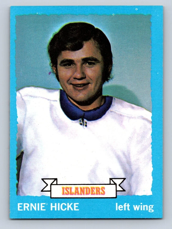 1973-74 Topps #18 Ernie Hicke New York Islanders - NM - Image 1 of 2
