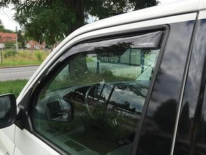 CLIMIR REPELENTE DE VIENTO REPELENTE DE LLUVIA NEGRO PARA VW T4 MULTIVAN TRANSPORTER 90-03 - Imagen 1 de 4
