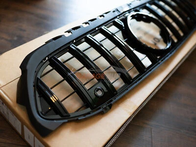 THE GARAGE HUB ITALY GRIGLIA TOTAL BLACK per MERCEDES CLASSE A W177 2018-2023 ANTERIORE AMG