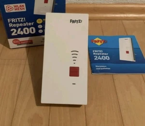 AVM FRITZ! Repeater 2400 WLAN Mesh Extender Wzmacniacz Fritzbox Wifi WPS 20002855 - Zdjęcie 1 z 1