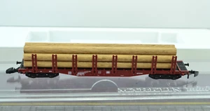 Marklin 8226 Lumber Log Load Stake Freight Car Z Scale - Picture 1 of 5