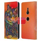 Official Dean Russo Cats Leather Book Wallet Case Cover For Sony Phones 1