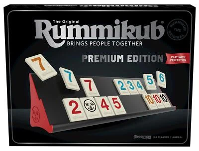 	Rummikub Premium Edition by Pressman - Features Racks - Large Number Engrave... - Image 1 of 4