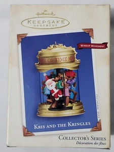 NIB Hallmark 2002 Keepsake Ornament Kris and the Kringles Windup QX8173 - Imagen 1 de 10