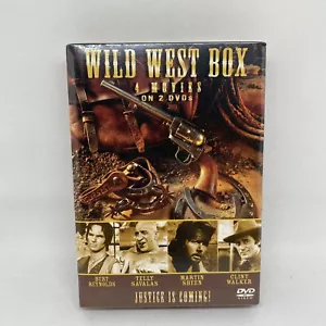 WILD WEST BOX 4 Movies DVD 2-Disc Set Burt Reynolds, Martin Sheen NEW - Picture 1 of 8