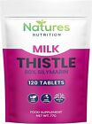 Milk Thistle Tablets 4000mg | 120 High Strength Tablets | 80% Silymarin | Liver