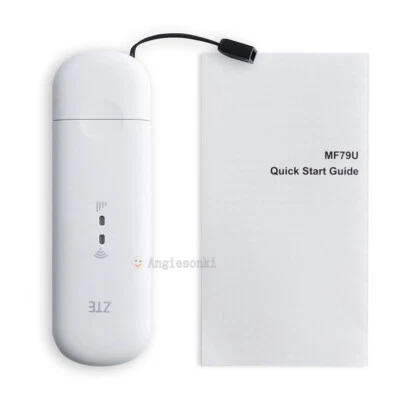 Unlocked ZTE MF79U 4G LTE Mobile WiFi USB Modem Dongle Expansion Antenna MicroSD - Image 1 of 4