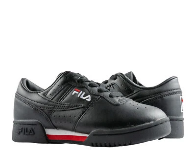 Fila оригинальный фитнес черный/белый/красный маленький/большой детские туфли 3VF80105-970 - Изображение 1 из 4