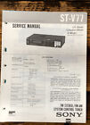 Sony ST-V77 Tuner  Service Manual *Original*