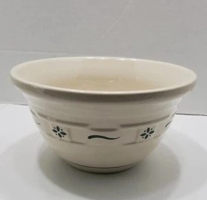 Longaberger Mixing Bowl Woven Traditions Green 8" Hold 6 Cups - Picture 1 of 7
