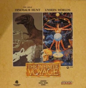 INFINITE VOYAGE: THE GREAT DINOSAUR HUNT / UNSEEN WORLDS LASERDISC - Picture 1 of 1