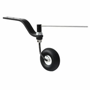 Juego de ruedas de cola de fibra de carbono con rueda de PU de 1,5 pulgadas para modelos de aviones de radiocontrol de gasolina de 30 cc - Imagen 1 de 9