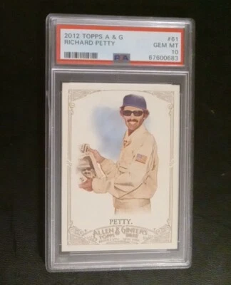 2012 Allen & Ginter Richard Petty PSA 10 GEM MINT - Image 1 of 2