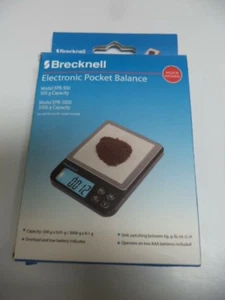 Brecknell EPB-500 Jewelry Scale Pocket Balance 500 gram x0.01 gram, School/ Lab - Picture 1 of 3