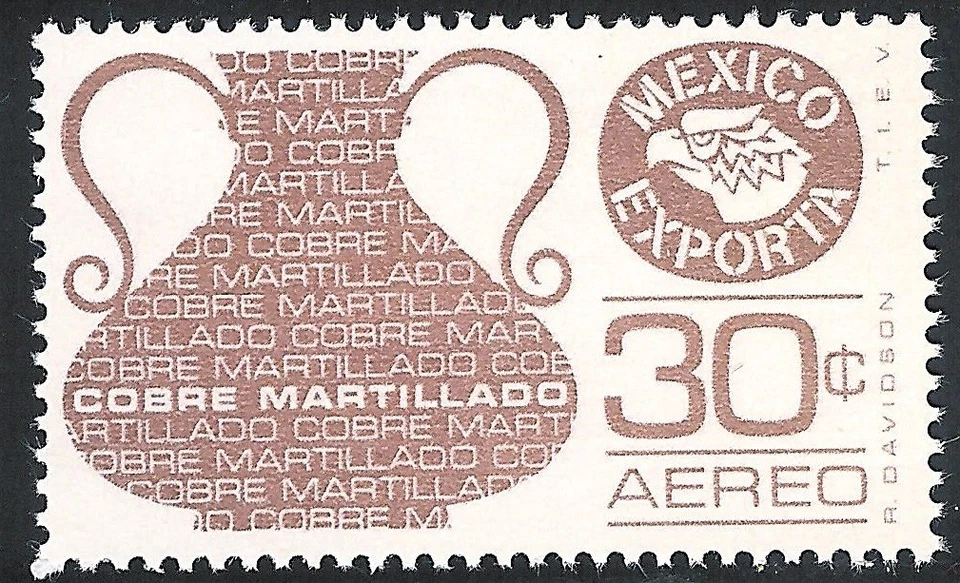 pe003 México Exporta MNH papel 1; Sc#C486 Mc#1501 Et#ex003, Brown Cooper Foto 1 de 1