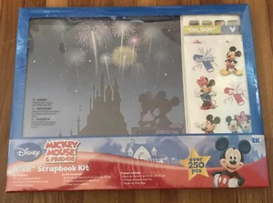 Disney Mickey Mouse & Friends 250 Pcs 8" X 8" Scrapbook Kit NEW SEALED - Picture 1 of 2