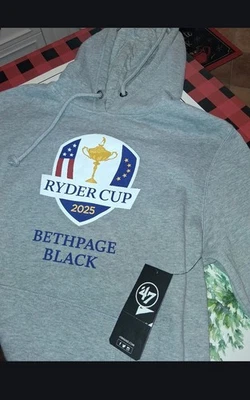 Moletom com capuz preto 47 Brand Ryder Cup 2025 Bethpage - Imagem 1 de 4