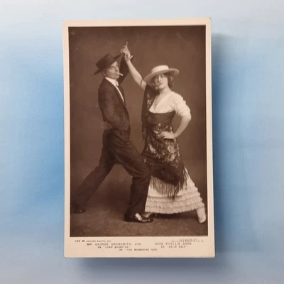 Edwardian Actress Postcard Sent By Phyllis Dare 1913 Real Photo Sunshine Girl - Image 1 of 2