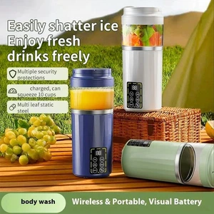 Spremiagrumi Portatile Ricaricabile per Casa e Viaggio, Gadget Cucina, Natale B8Y3 - Foto 1 di 13