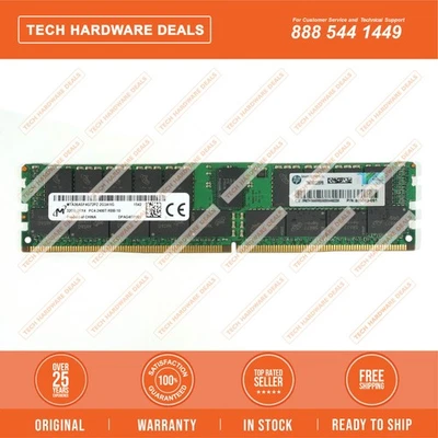 805351-B21    HPE 32GB (1x32GB) Dual Rank x4 DDR4-2400 CAS-17-17-17 Registered M - Image 1 of 2