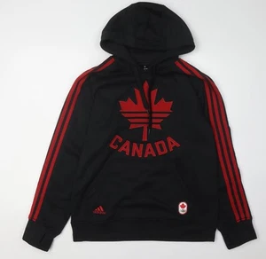 Adidas Men's Black Canada Hoodie Pullover M - Picture 1 of 12