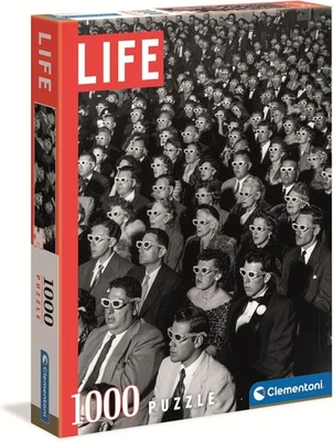 Puzzle 1000 Pezzi Life Foto Famose Vintage Clementoni 39633 - Immagine 1 di 3