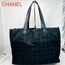 CHANEL New Travel Line Coco Mark Tote Bag Handbag Seal Included from Japan