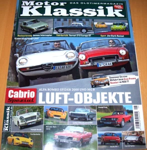 Motor Klassik 6/2008, 3 x Traum Cabrios; Alfa Spider vs. MG B, Mercedes SL W107 - Bild 1 von 18