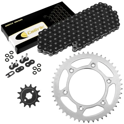 黑色 O 形环传动链和链轮套件适用于本田 CRF150F 2006 - 2017 — 第 1/4 张图片