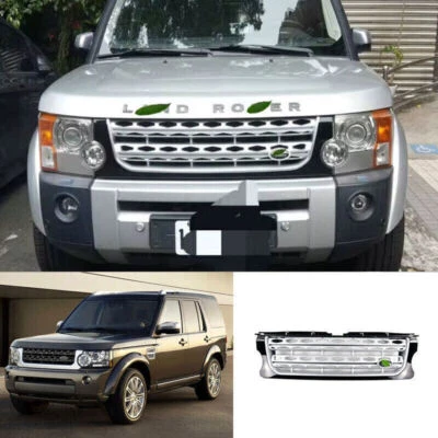 Silver Grill Front Bumper Center For Land Rover Discovery 4 2010-16 Mesh Grille - Изображение 1 из 4
