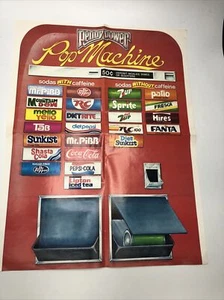 VTG 1970s 1980s Penny Power Soda Pop Machine Poster Mello Yello RC Cola Tab Pibb - Picture 1 of 10