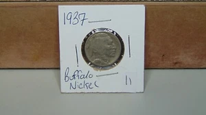 1937 BUFFALO NICKEL - Imagen 1 de 4