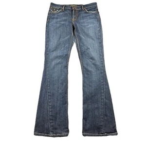 David Kahn Women Jeans Nikki Flare Wide Leg Vintage Flap Pockets Size 29 E180 - Picture 1 of 15