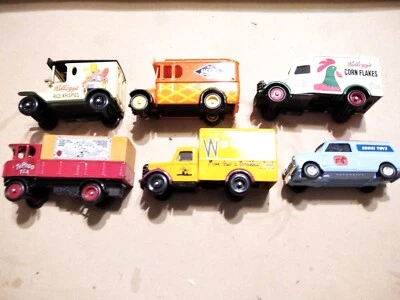 LLEDO 1/55 CIRCA- LOTTO CAMION E FURGONI PUBBLICITARI + FASCICOLI - Immagine 1 di 4