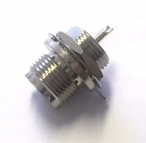 Paquete de 5 conectores coaxiales UHF hembra Jack SO-239 mampara panel soldadura RF - Imagen 1 de 4