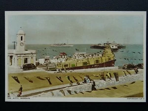 Kent MARGATE The Jetty c1940's Postcard by A.H.& S. LP7 - Picture 1 of 2