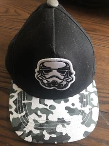 Star Wars Youth Boys Girls Size 4-7 Small Black Strapback Hat Ball Cap - Picture 1 of 3