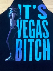 Britney Spears Its Vegas B*tch Piece of Me Vegas Tour Top Womens M #9171 - Picture 1 of 6