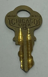 One Original Chicago Lock Co. H1768 Key Rare Locksmith - Picture 1 of 3