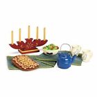 AMERICAN GIRL KIRSTEN HOLIDAY TREATS~CUPS~KETTLE~CANDLEHOLDER~APPLES~COOKIES~NEW