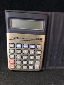 Vintage Casio LC-403LU Electronic Japan Calculator - Picture 1 of 2