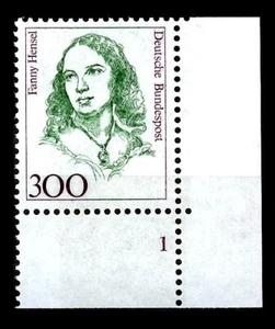 BUND Frauen 300 Pf ** postfrisch, Mi. 1433, Eckrand u.r. Formnummer 1 - Picture 1 of 1