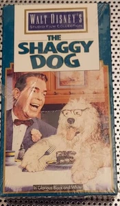 VHS THE SHAGGY DOG Disney Family Movie Black & White NEW NIP - Picture 1 of 2