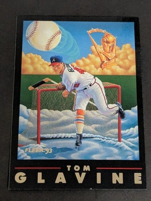 Fleer Pro Visions 1993 béisbol Tom Glavine #2 Atlanta Braves Foto 1 de 2