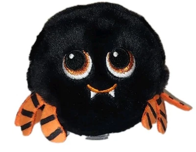 Ty Beanie Bouncers - WEBBER the Halloween Spider (3-4 Inch) NEW Bouncy Ball Toy - Image 1 of 4