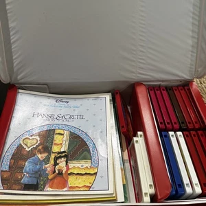 Childrens 19 Cassette and Book Sets Sing Read Along Carrying Case Disney Golden - Bild 1 von 10