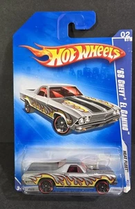 2009 Hot Wheels #118 Heat Fleet 2/10 '68 CHEVY El CAMINO White w/Black Pr5 Spoke - Picture 1 of 5