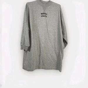 Russell Athletic Sweatshirt Mens Extra Large Gray Heather Crewneck UD57WSCXX - Picture 1 of 15